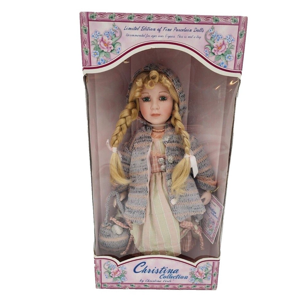 Christina Collection 16 Inch Porcelain Doll Christina Verdi Limited Edition Box
